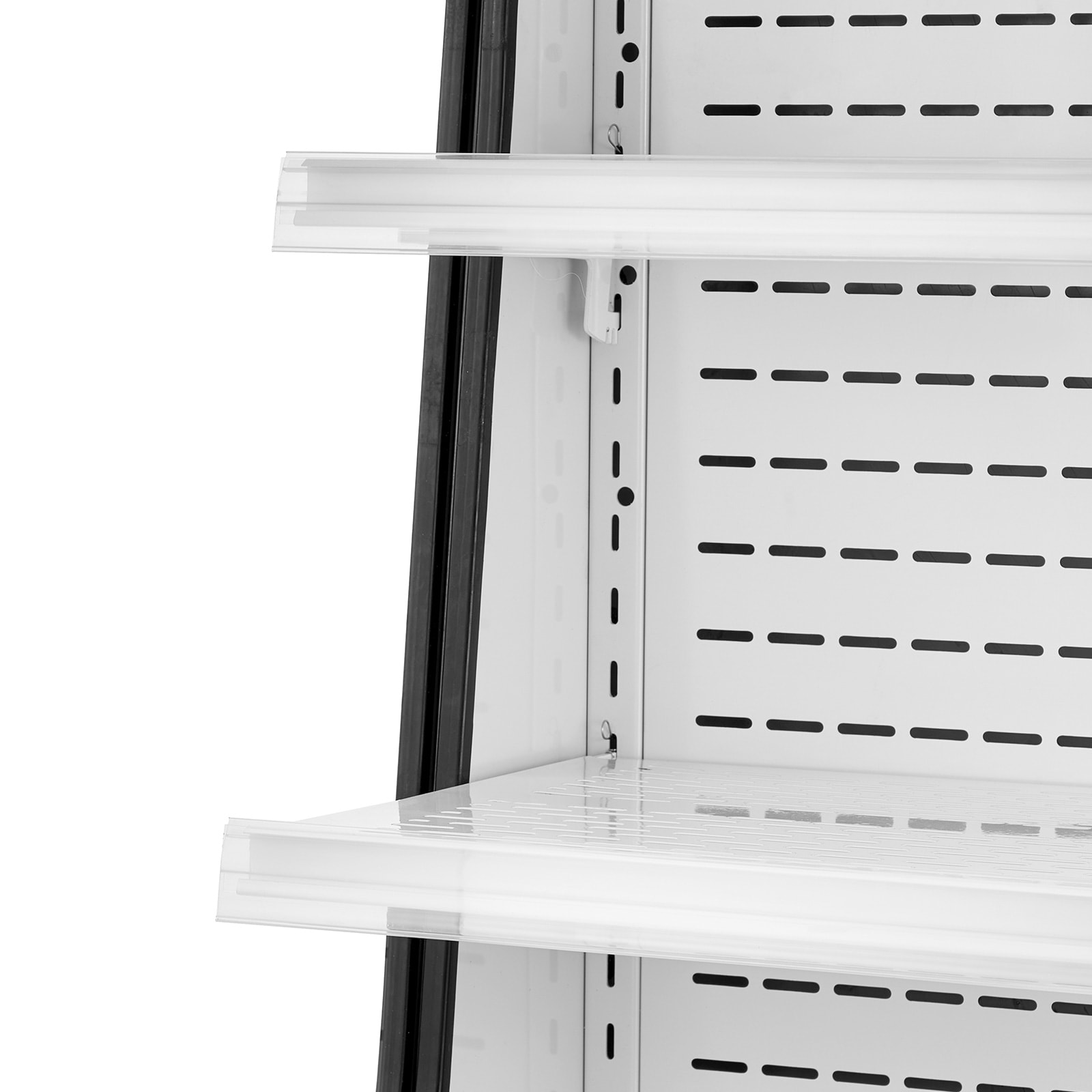 Open Air Merchandiser 2-Tier Display Cooler With Air Curtain 12.7cu.ft._voghion.com